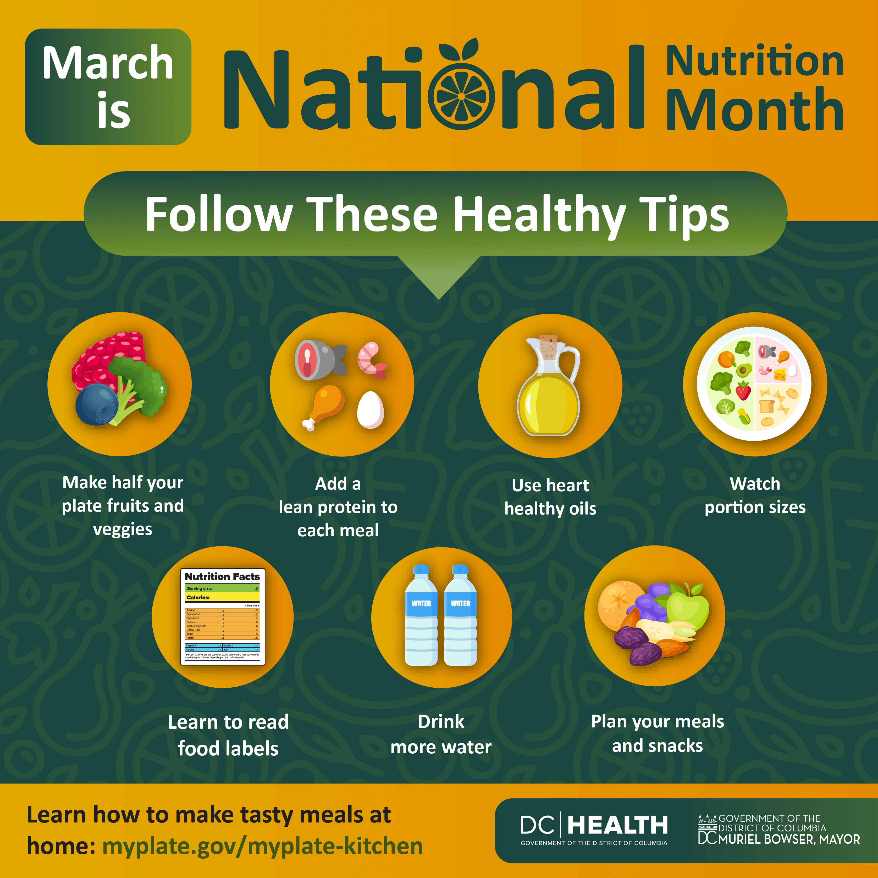 National Nutrition Month - Facebook - Twitter